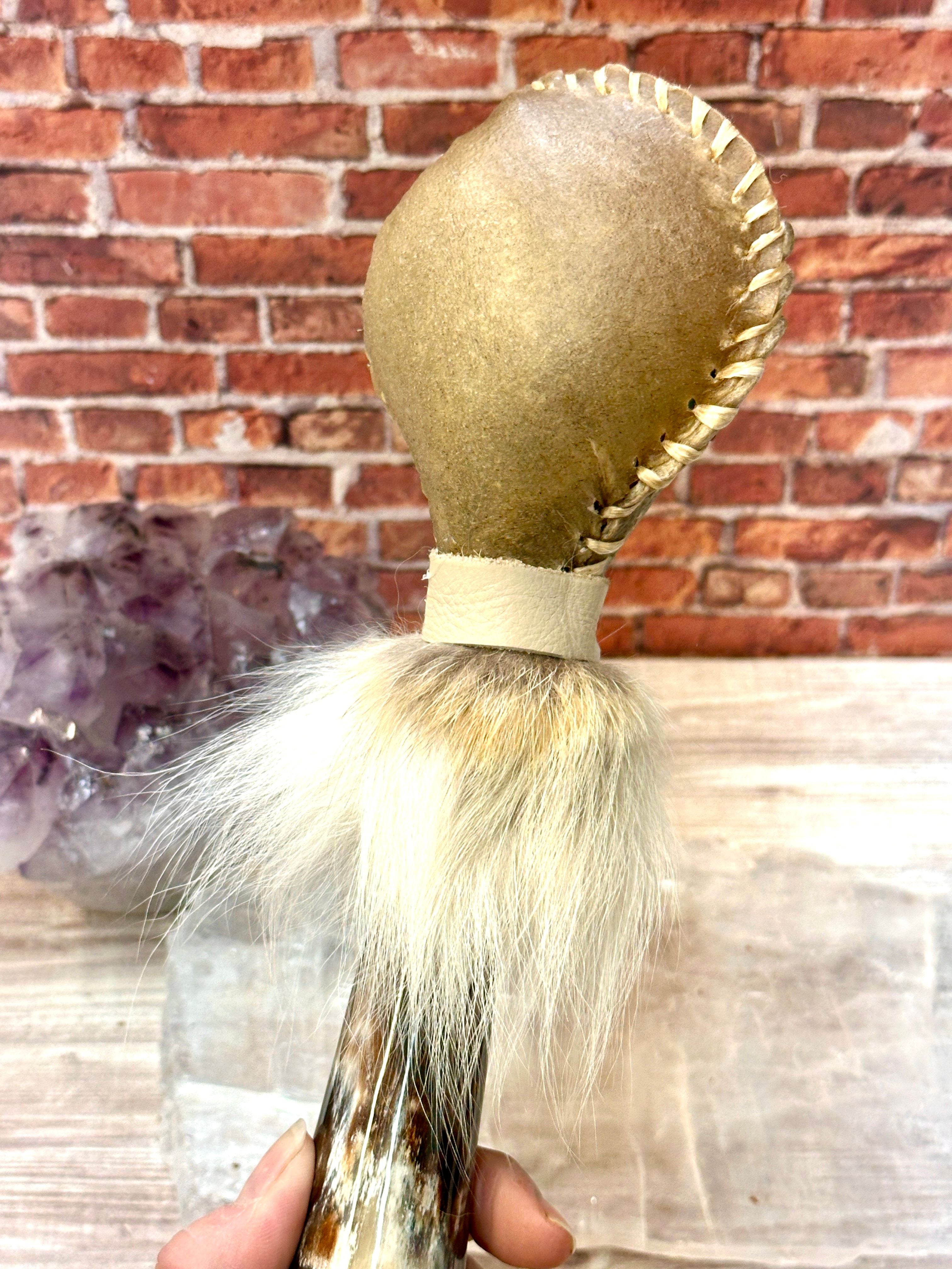 Winter, Elk, and Buffalo Medicine Rattle
