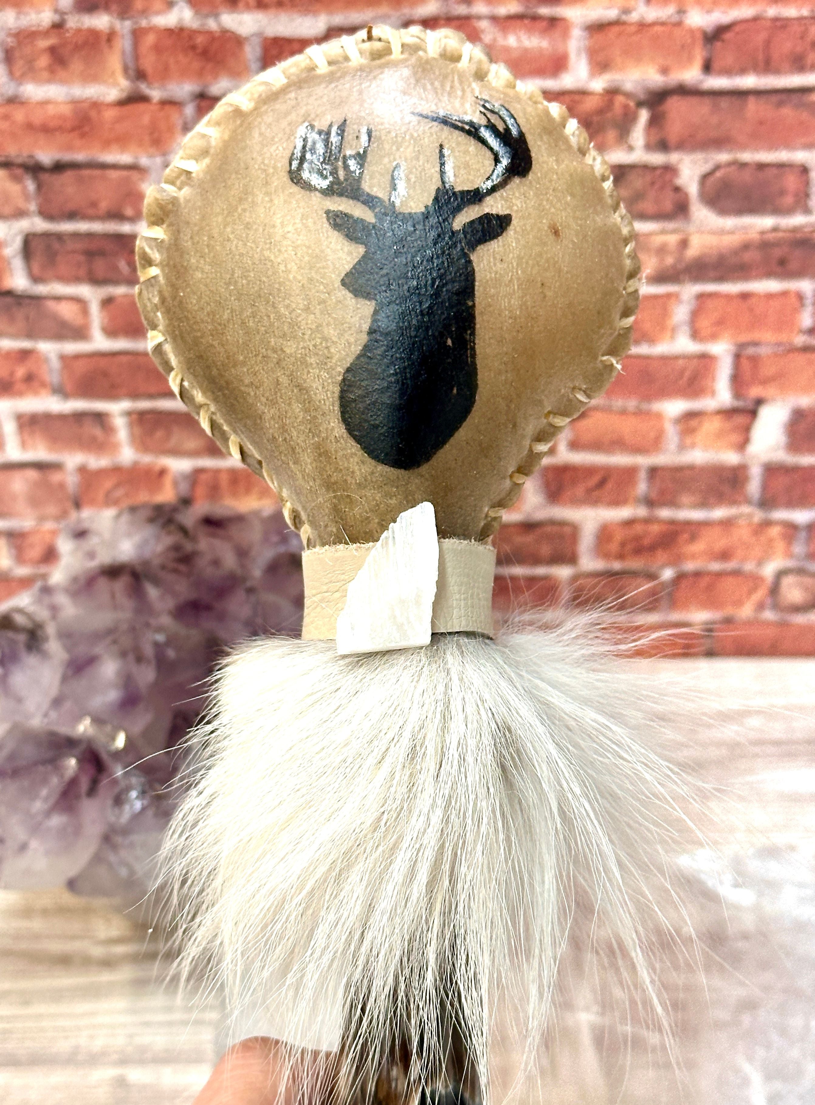 Winter, Elk, and Buffalo Medicine Rattle