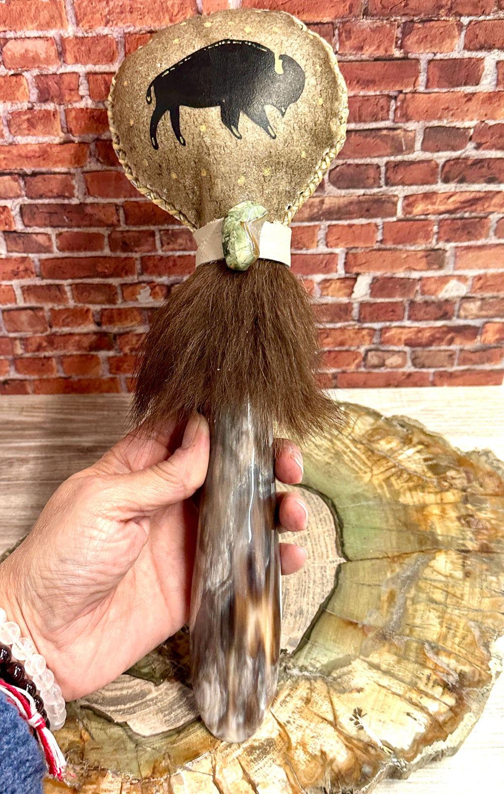 Wholeness, Buffalo Medicine Rattle
