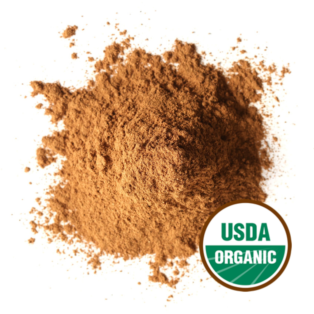 Cinnamon Powder, Ceylon (Sweet) (Organic)