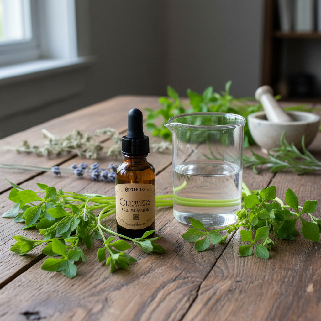 Cleavers Glycerite