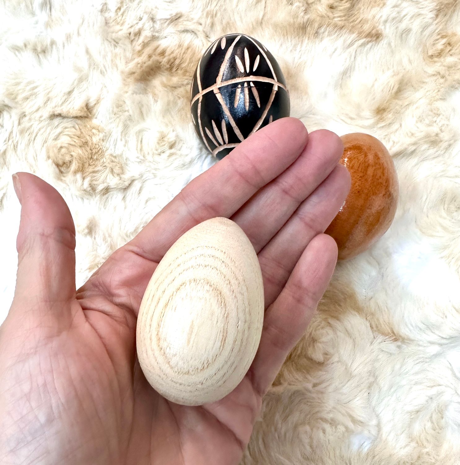 Egg Shakers, Wood, Assorted