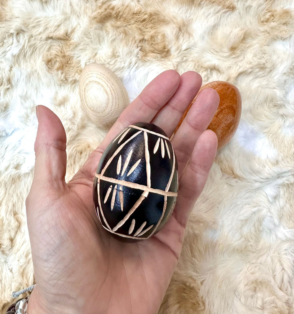 Egg Shakers, Wood, Assorted