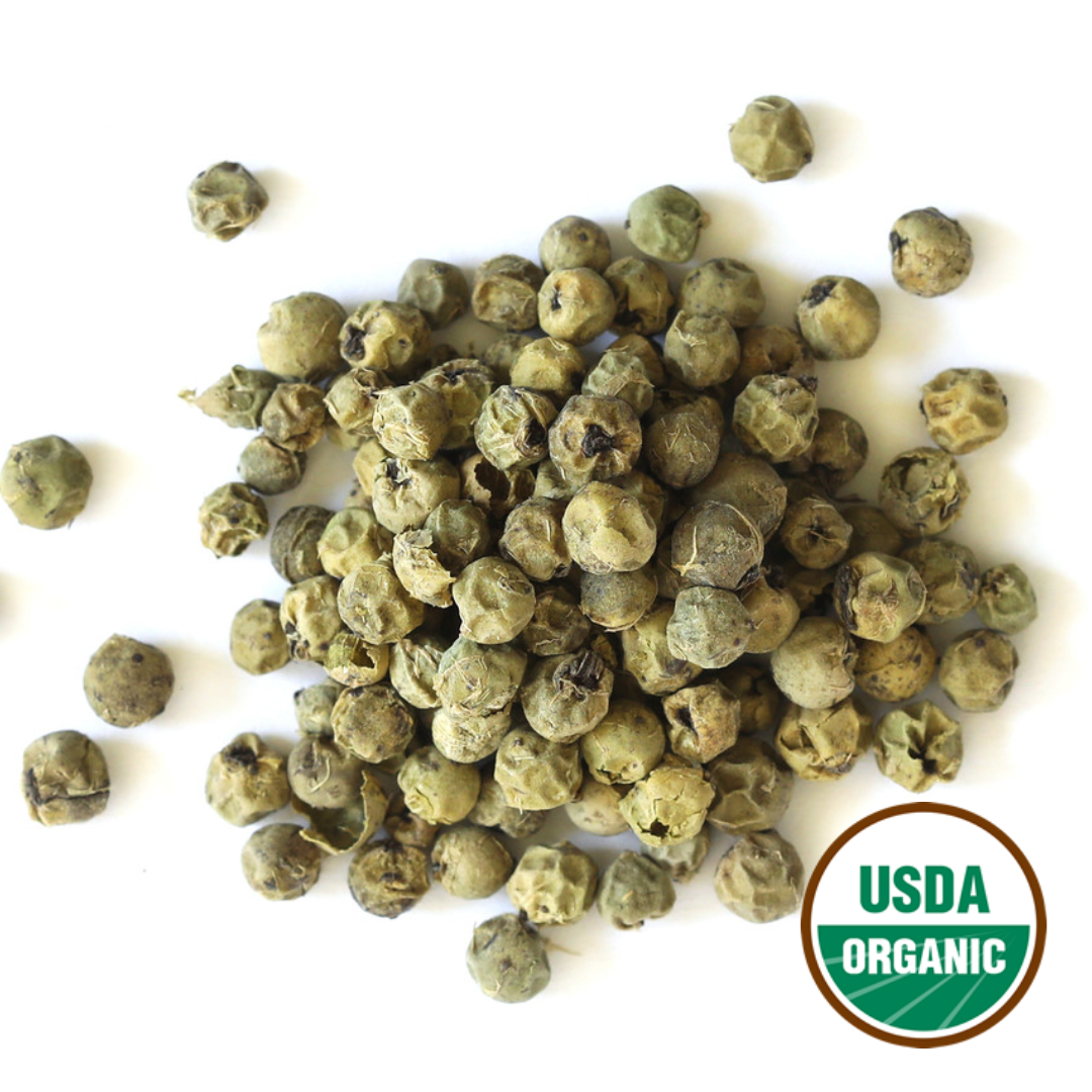 Peppercorns, Green, Whole (Organic)