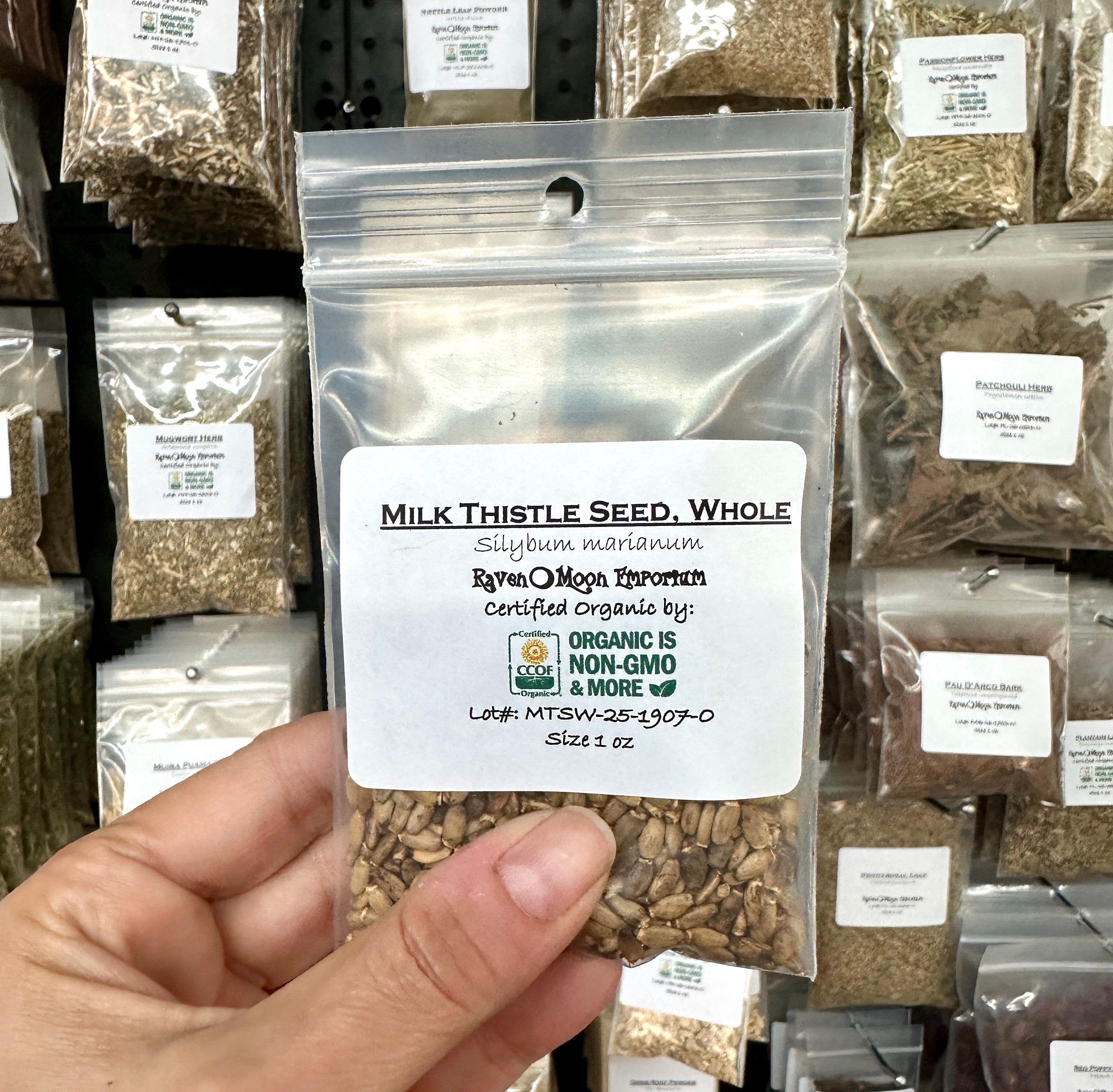 Milk Thistle Seed, Whole (Organic)