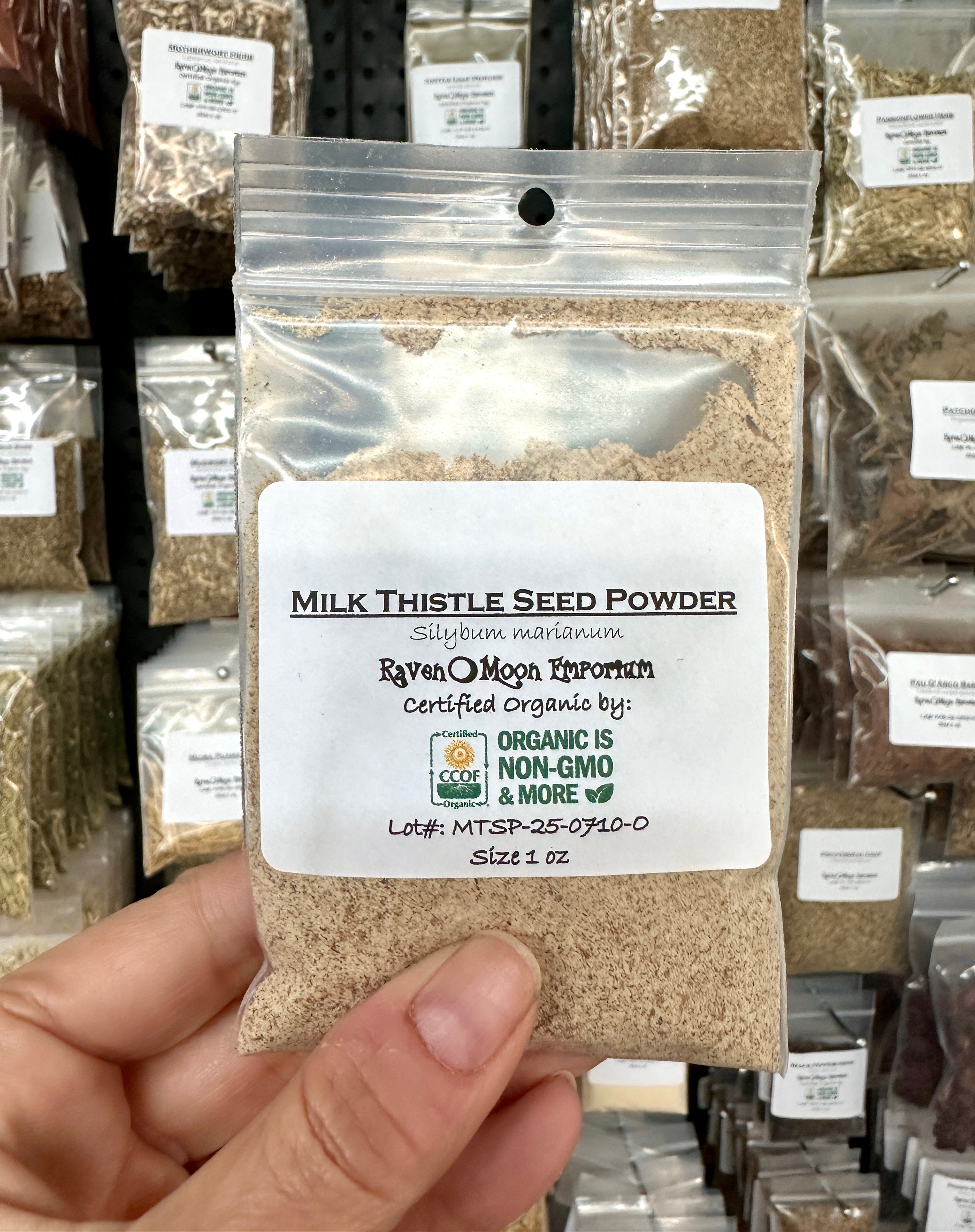 Milk Thistle Seed Powder, Organic