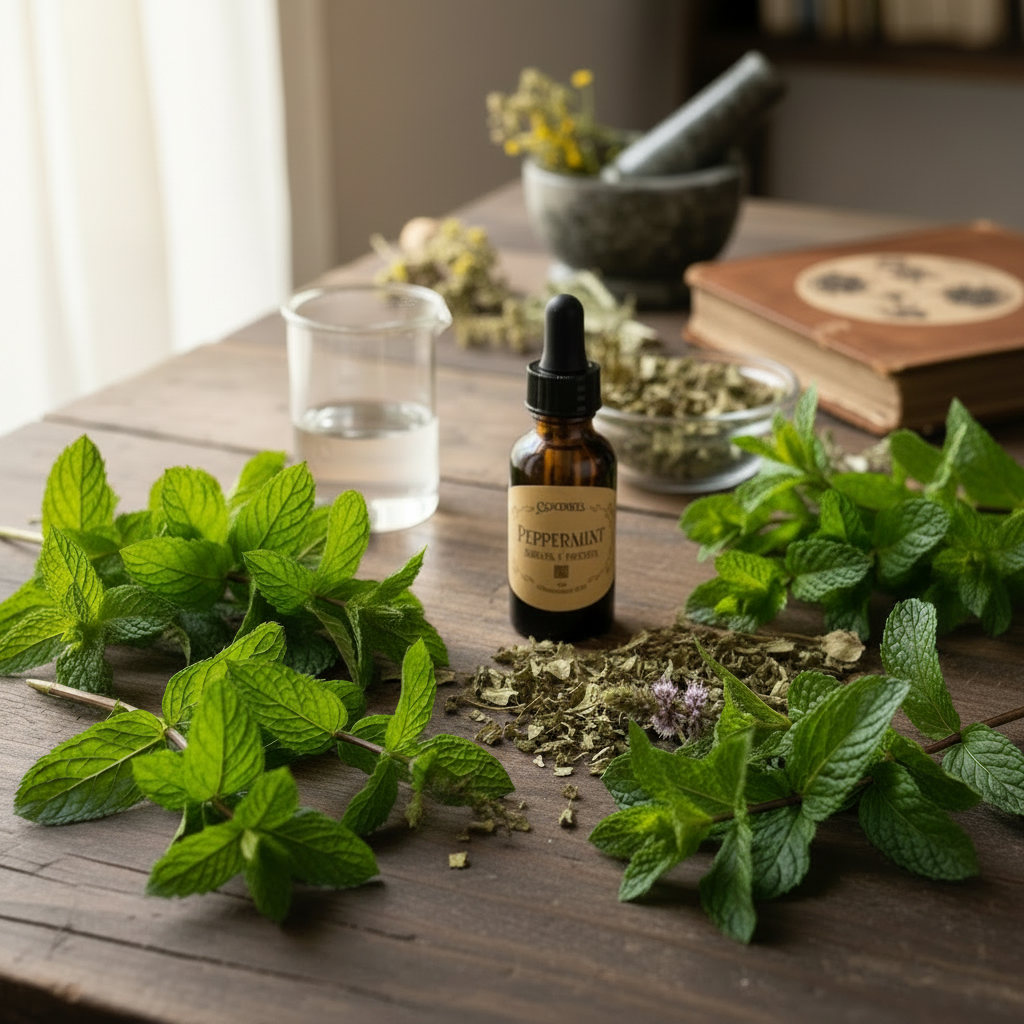 Peppermint Glycerite