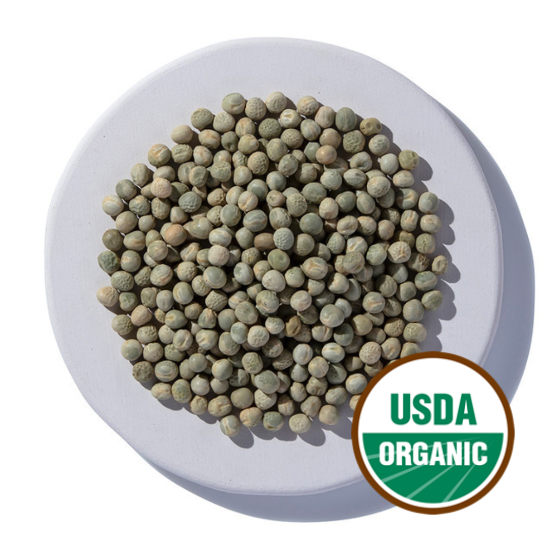Sweet Green Pea Sprouting Seeds, Organic