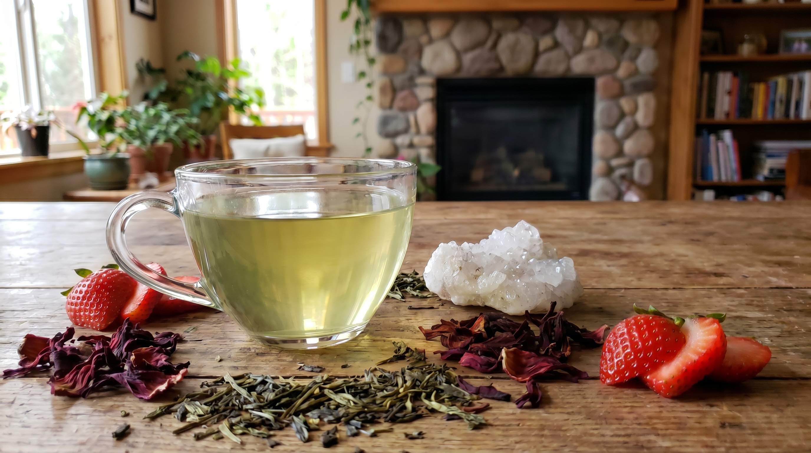 Strawberry Green Tea