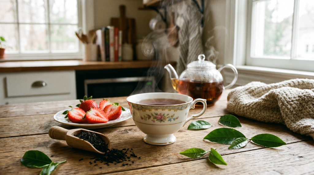 Strawberry Flavored Tea, Organic